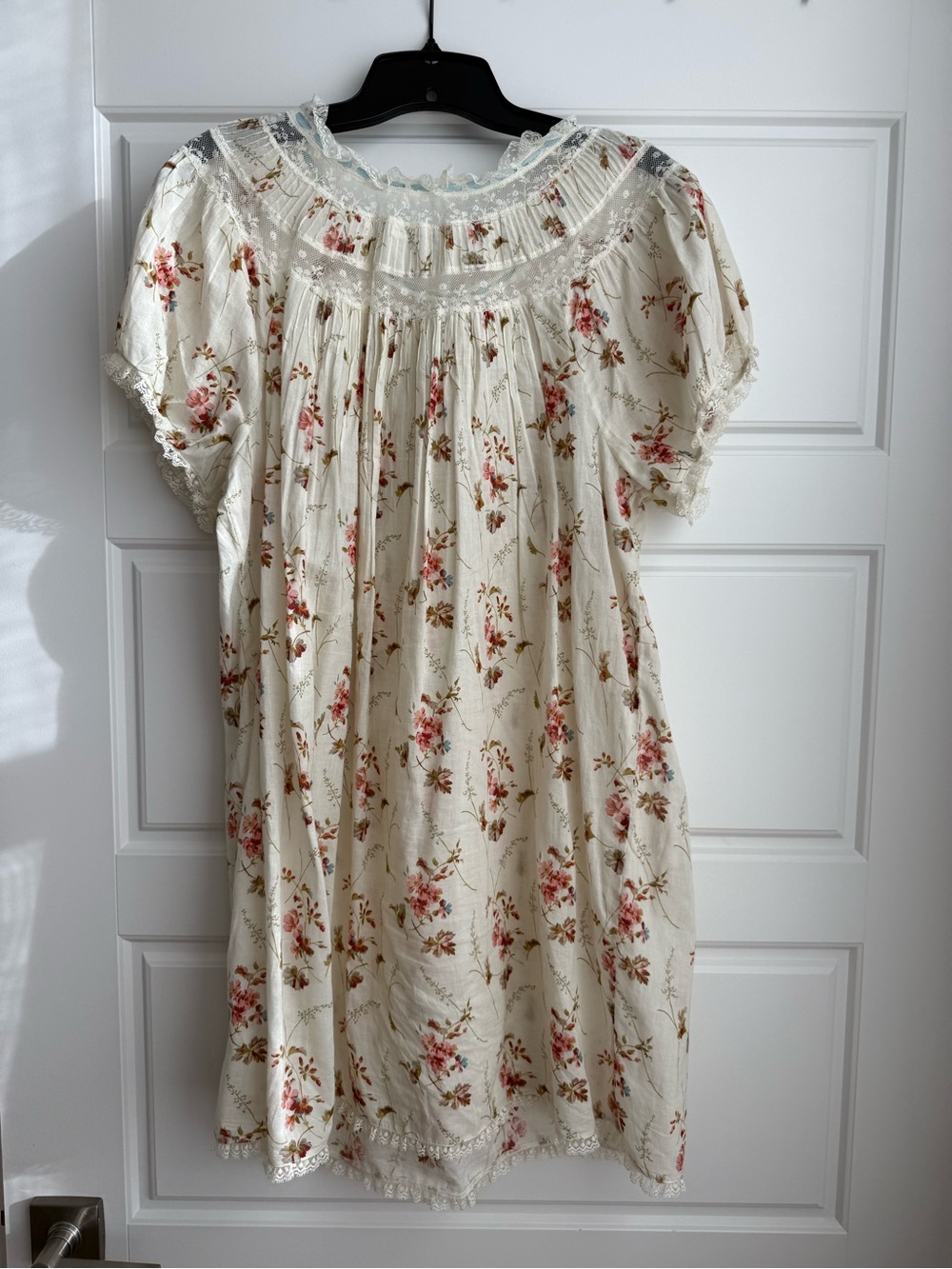 DAPHNE DRESS IN BLANC PRAIRIE ROSE - Size L - Picture 4 of 5